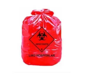 Saco de Lixo Infectante Hospitalar Vermelho