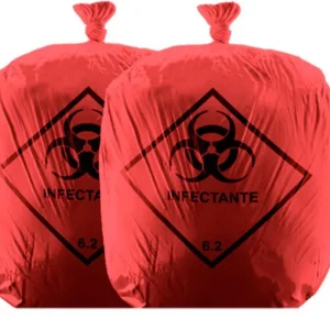 Saco de Lixo Infectante Hospitalar Vermelho