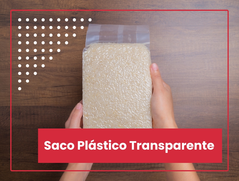 Saco Plástico Transparente