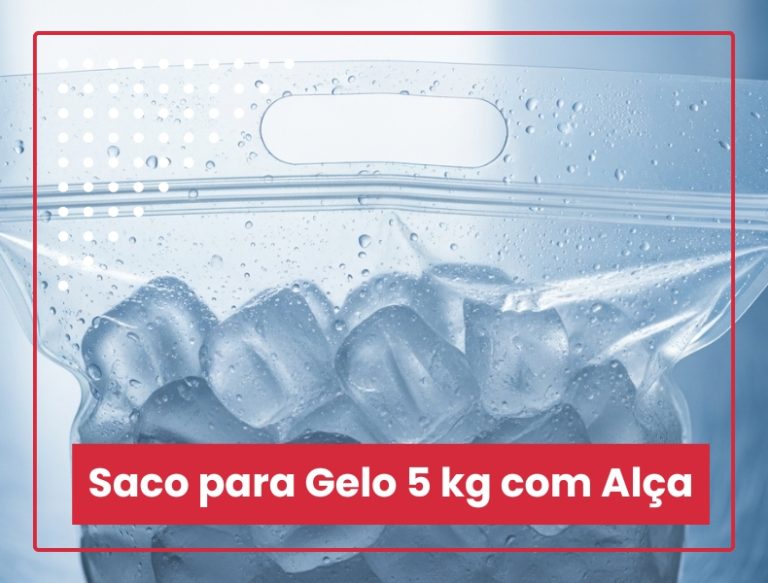 Saco para Gelo 5 kg com Alça