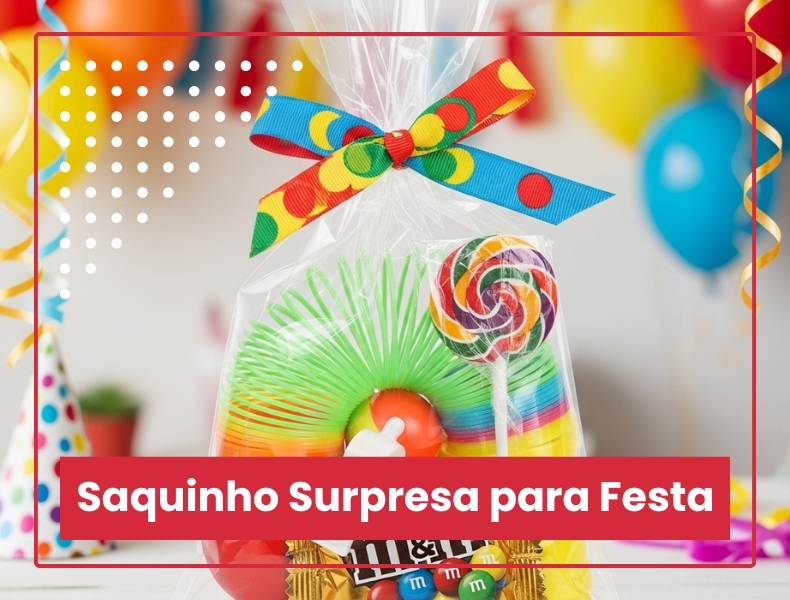 Saquinho Surpresa para Festa
