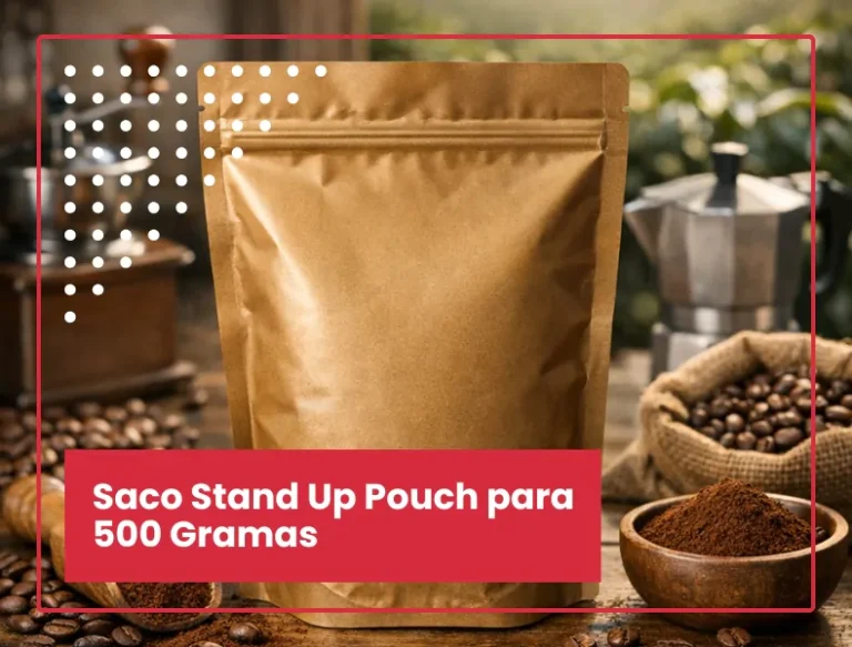 Saco Stand Up Pouch para 500 Gramas