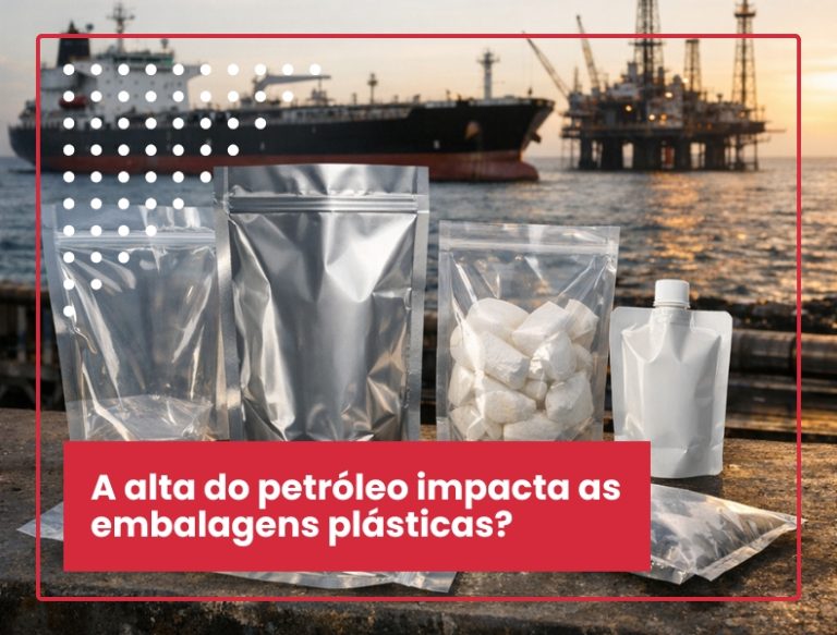 a alta do petróleo impacta as embalagens plásticas